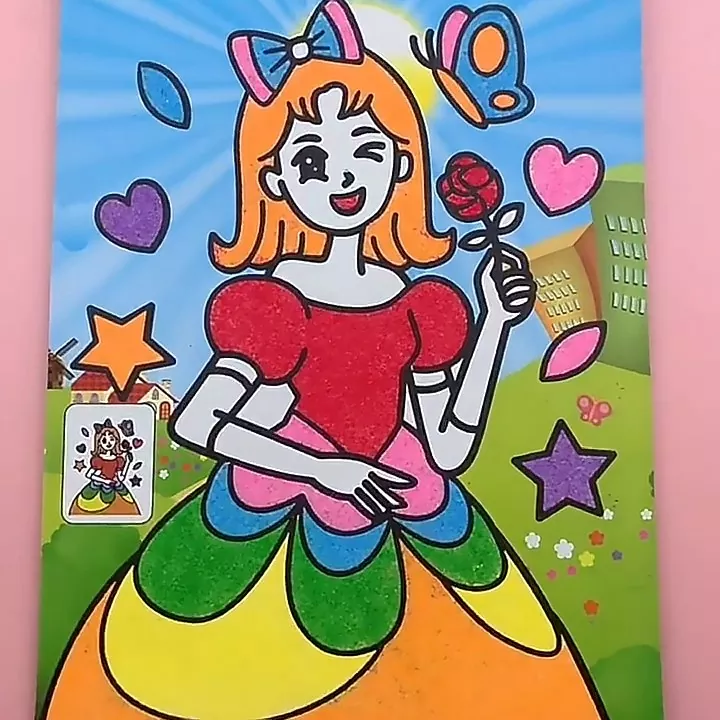 DIY సాండ్ ఆర్ట్ టాయ్